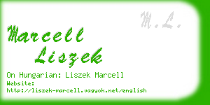 marcell liszek business card